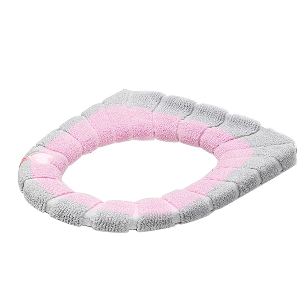 Bathroom Toilet Seat Closestool Washable Soft Warmer Mat Cover Pad Cushion