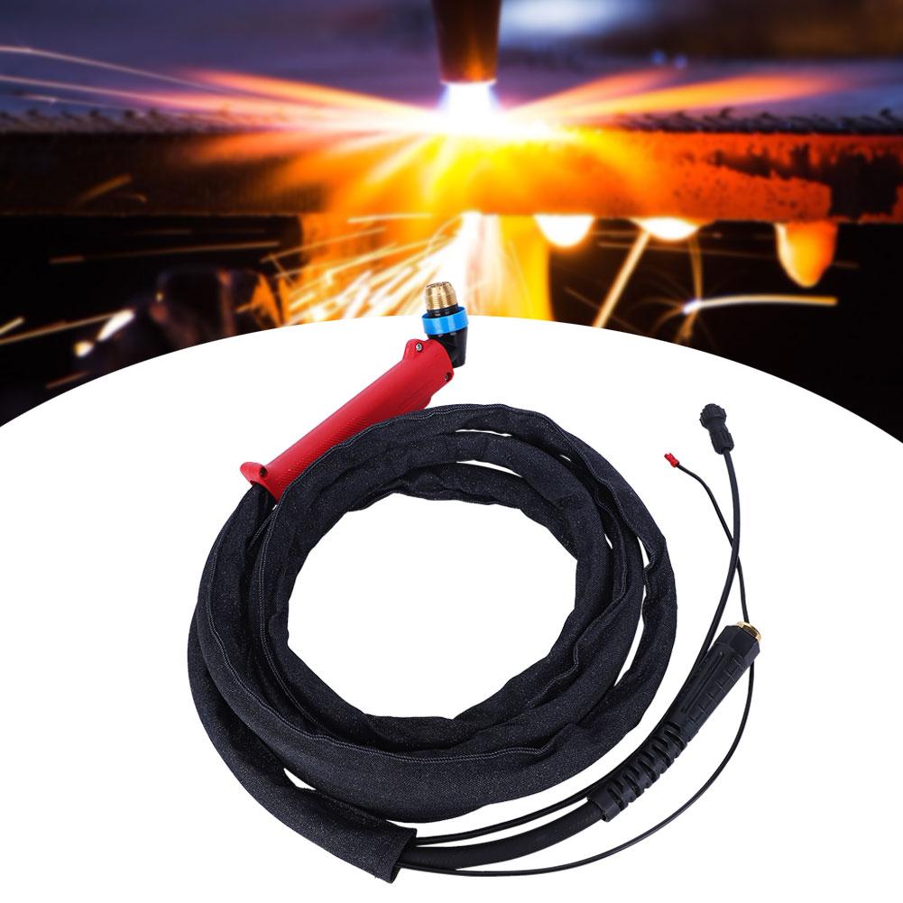 Pistol de tăiere cu plasmă invertor, 4 metri, cablu de 13 picioare, torță de tăiere 80A P80