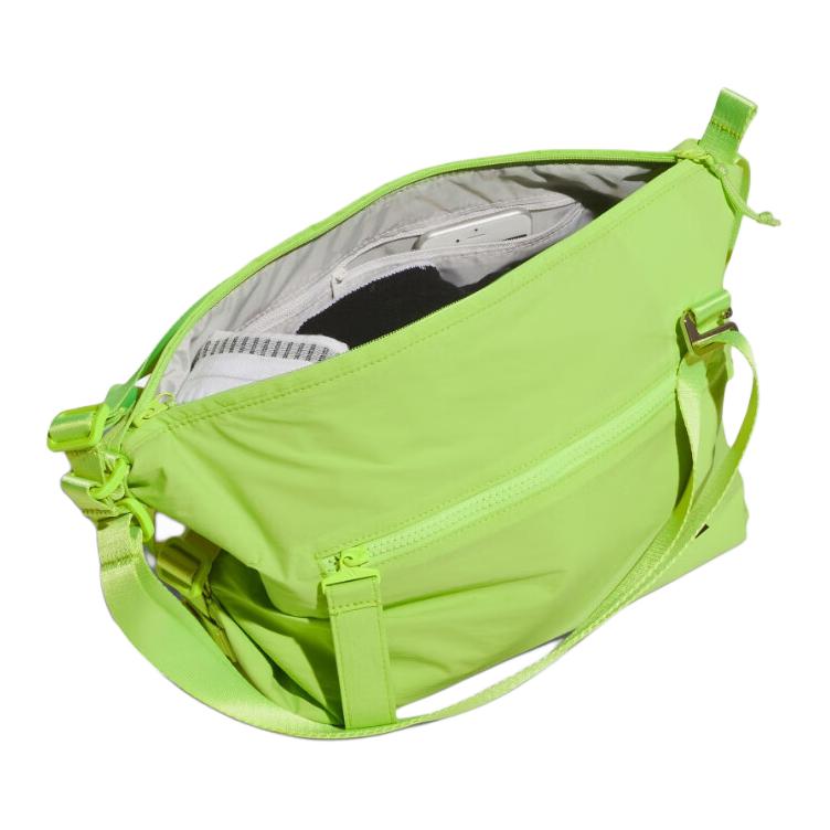New Adidas Polyester Crossbody Bag, Shoulder Bag Unisex Neon Green KC1407