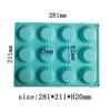 12-Hole Multi-Grid Round Silicone Muffin Cup Mold  Cake Chocolate     Bread Biscuit Baking Tray