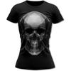 Bands and Bones Pixel Skull Skulls Goth Women's T-Shirt