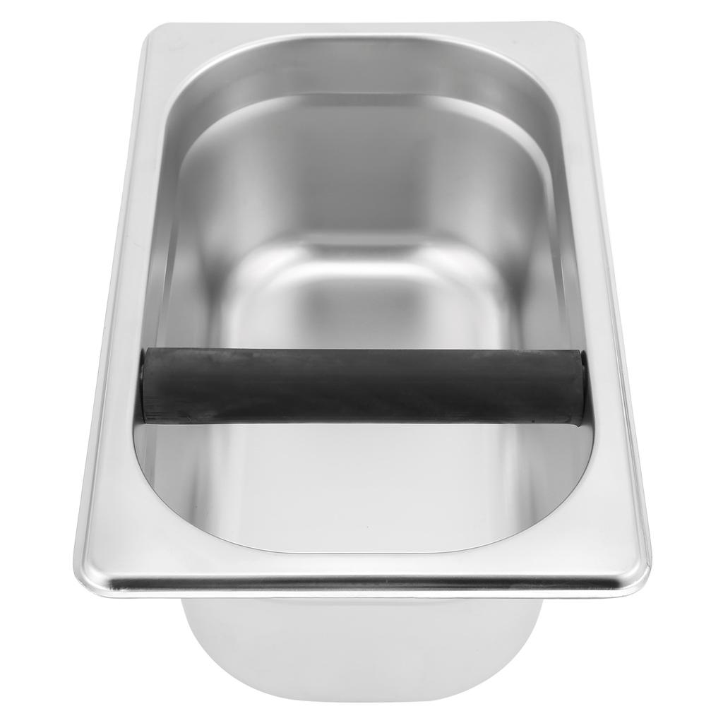 Knock Box Stainless Steel Coffee Slag Grind Bucket Container Coffee Machine Accessory