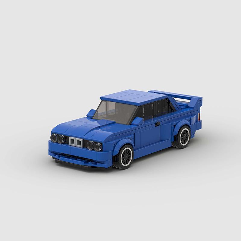 Technical Speed Car MOC City Racing Car Rally Building Blocks Bricks Set Retro Ornament Diy Toys For  Kid Adults Birthday Gifts