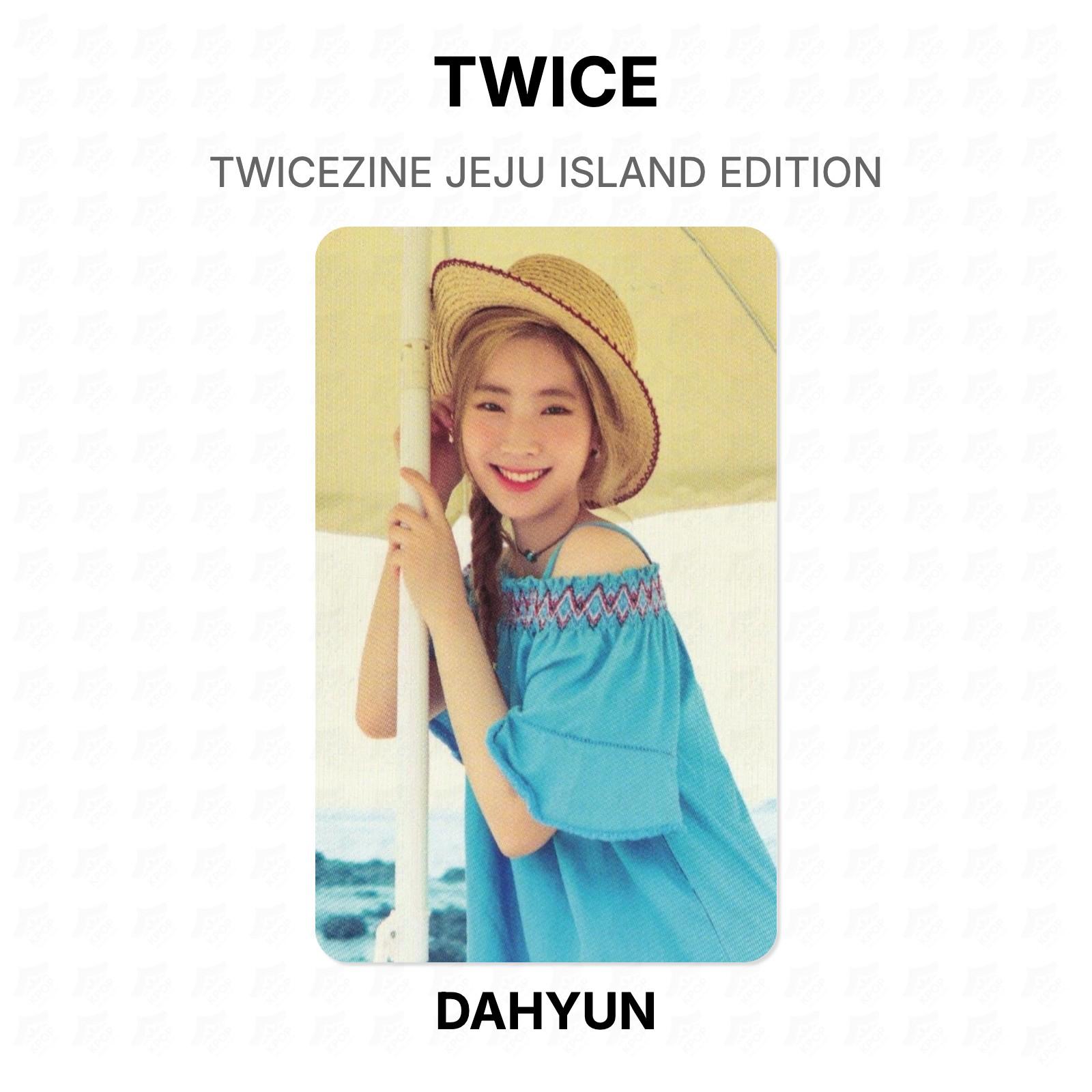 TWICE TWICEZINE JEJU ISLAND EDITION Official Photocard DAHYUN