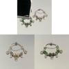Fashion Life Tree Beaded Bracelet With Green Glass Beads For Womens Daily Wear