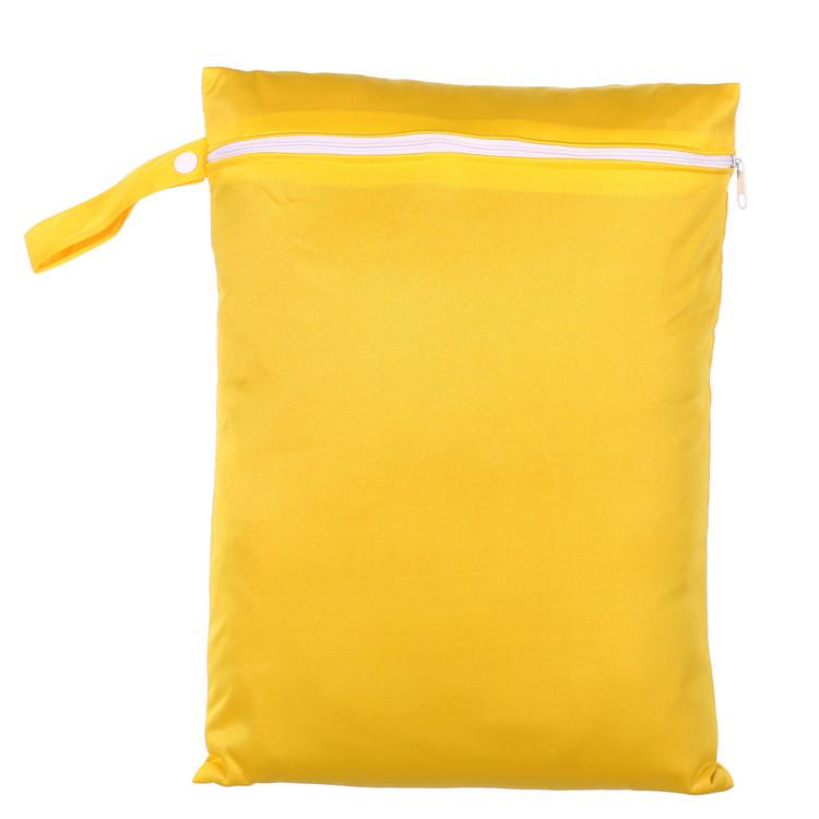 Waterproof Single Pocket Diaper Storage Bag - Portable and Washable Stroller Hanging Pouch