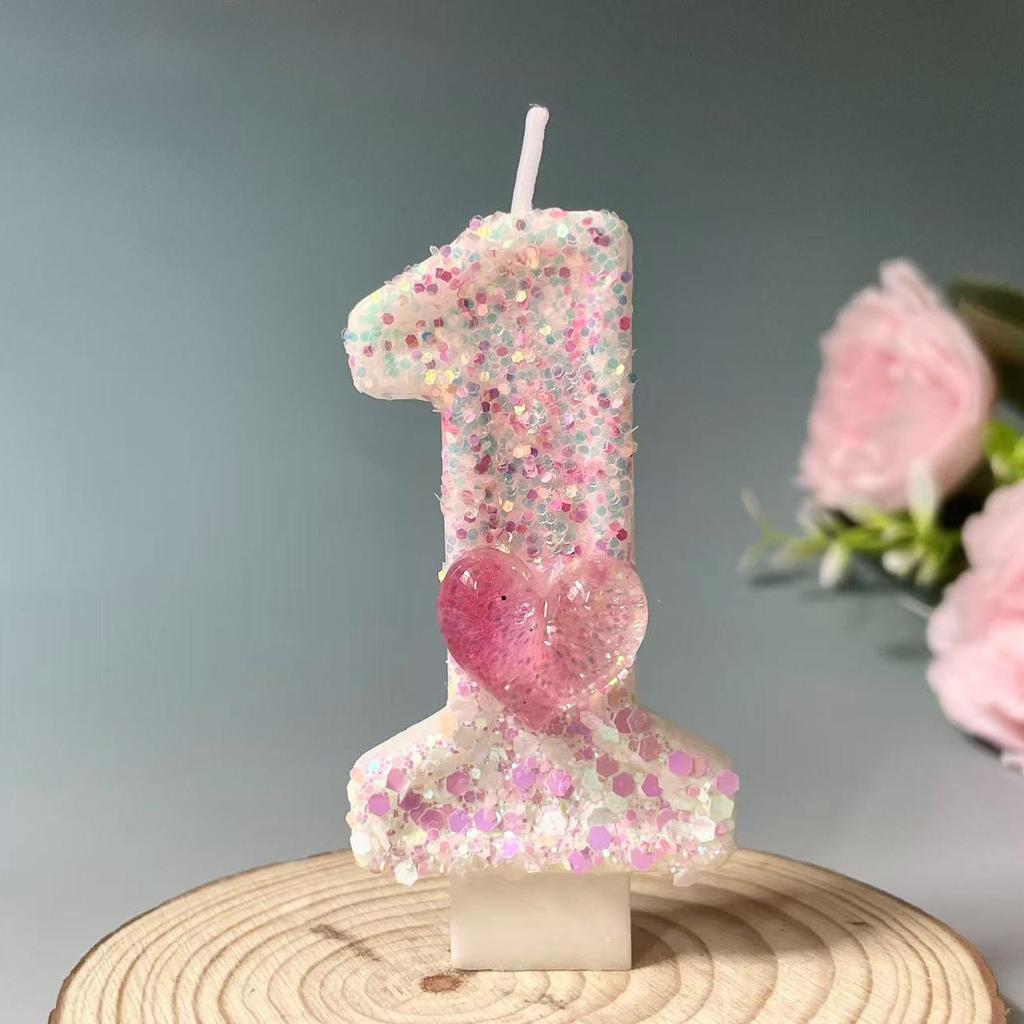 Creative Digital Candles Romantic Love Cute Styling Birthday Cake Candles