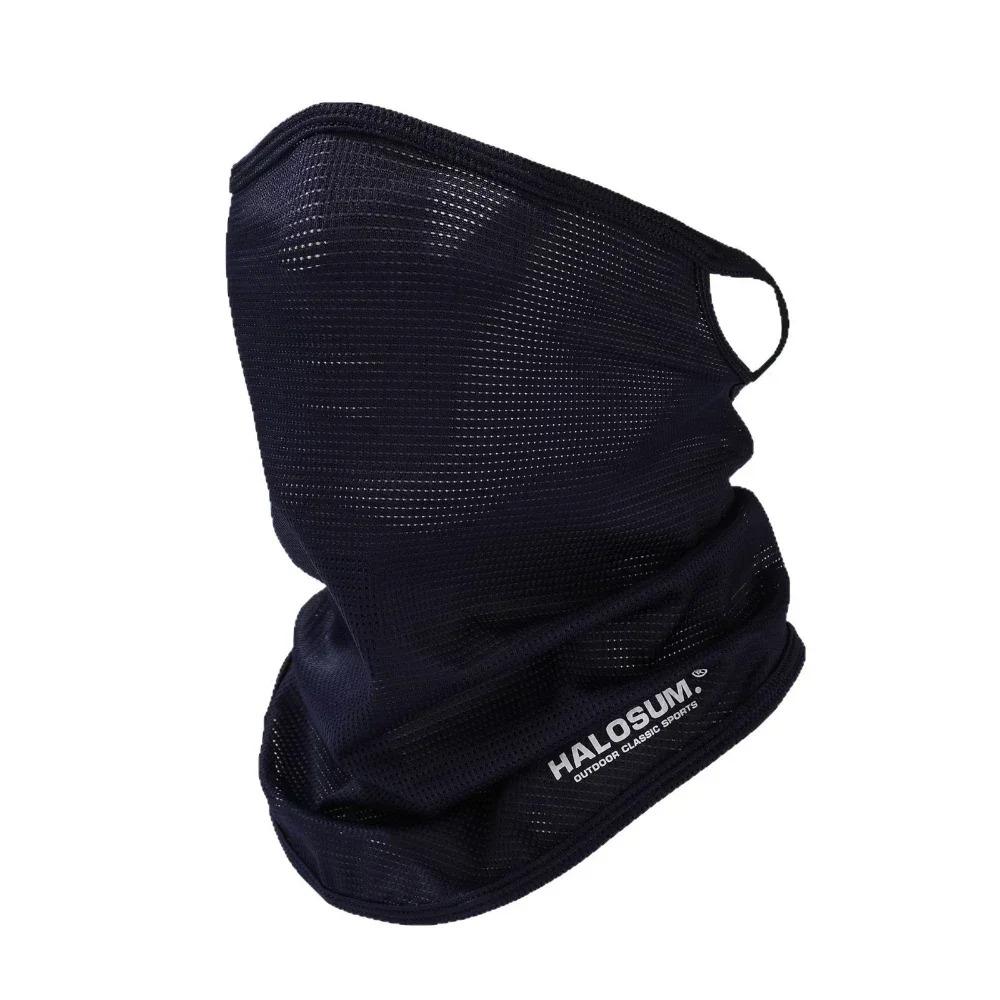 Summer Ice Silk Full Face Mask Balaclava Breathable Sun and UV Protection Motorcycle Scarf Neck Gaiter Outdoor Activities