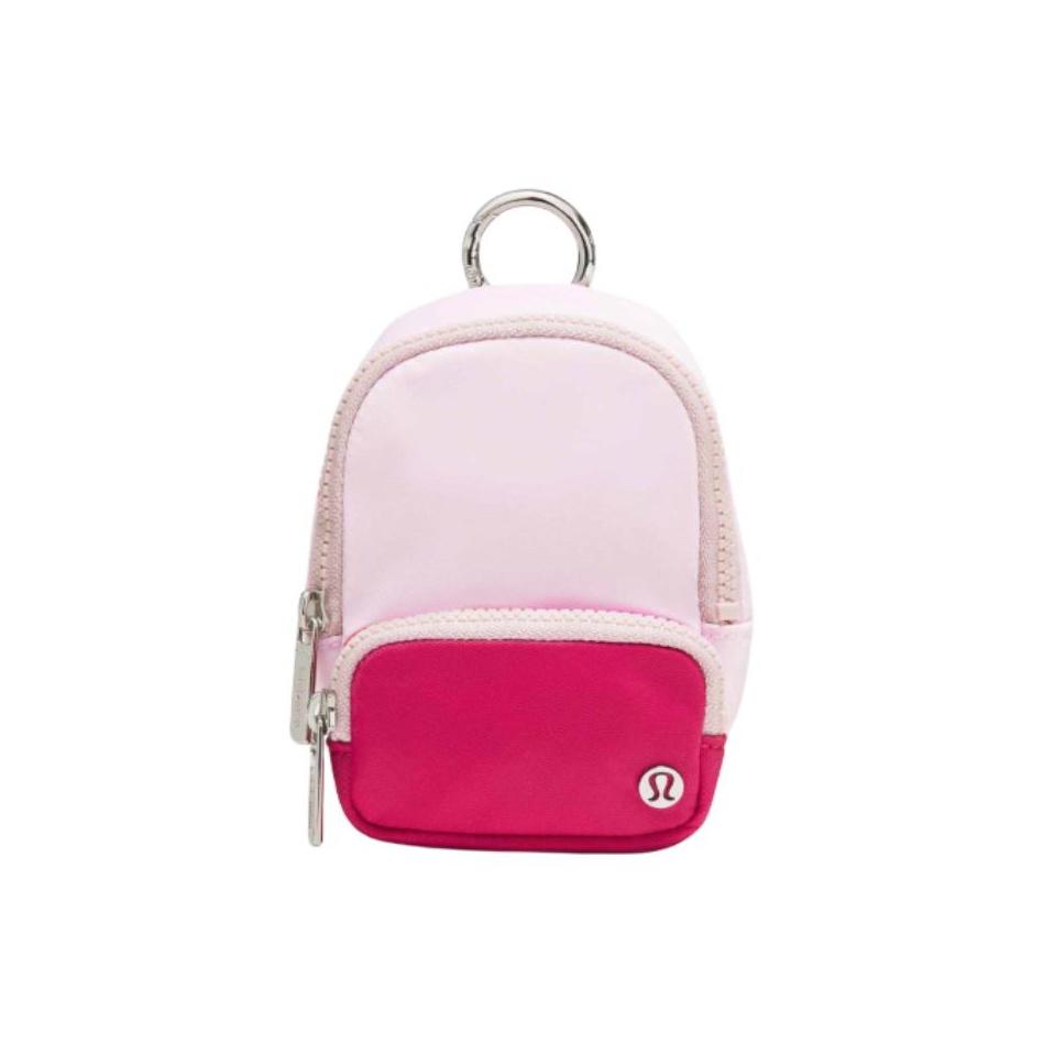 Lululemon Everywhere Logo Nylon Mini Wallet Women Wallet Joy-Pink Multicolor LU9CRYS-073319 Joy Pink & Goddess Pink & Smoky Pink