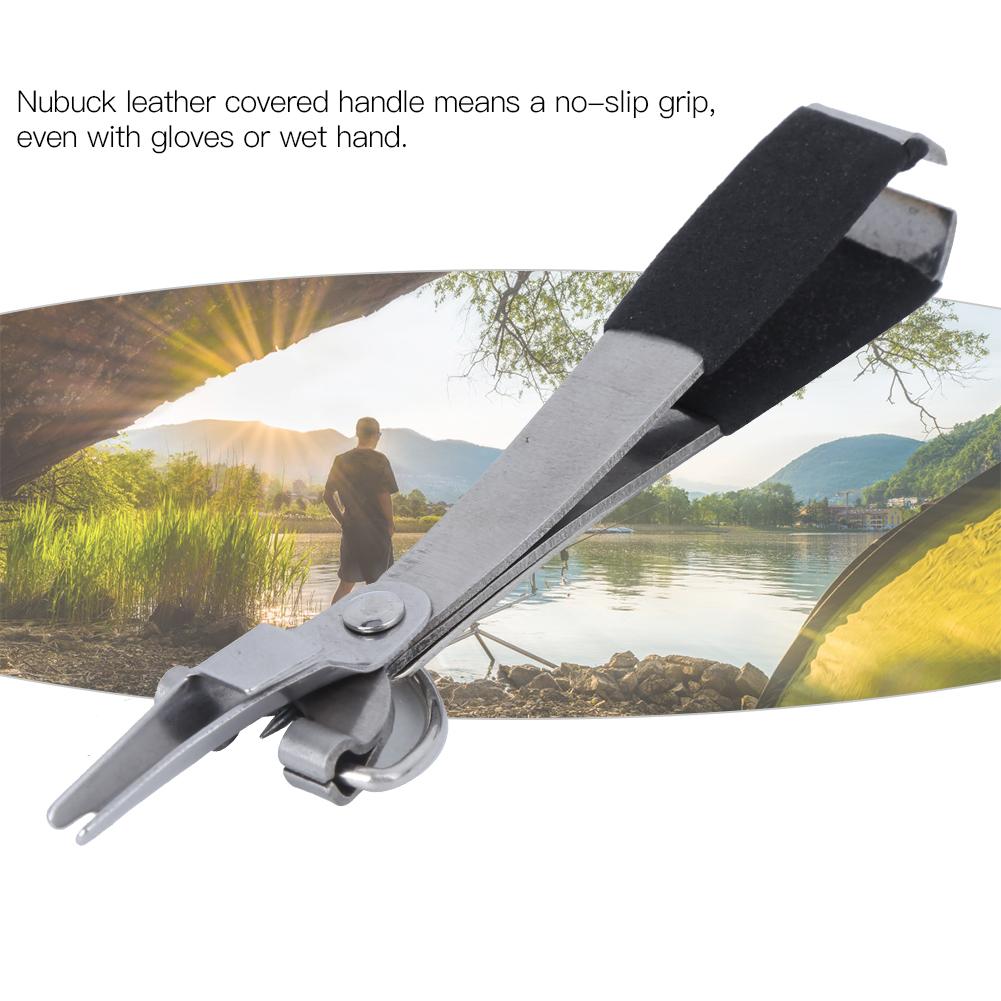 Fly Fishing Quick Knot Tool Fast Nail Knotter Lines Clipper Hook Eye Cleaner with Retractor