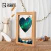 Heart Starry Sky LED Photo Frame: Custom Anniversary & Valentine's Day Gift