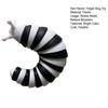 Fidget Slug Toy Colorful Cute 3D Articulated Stim Toy Wrist Strength Exercise Stress Relief Funny Sensory Squeezing Slug Toy Decompression Toy Boys