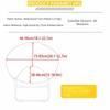 Knitted Saucer Chair Cover Solid Color Camping Seat Cover  Fit Outdoor Chair