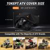 Waterproof UV Protective ATV Cover for Outdoor Use - Black Dustproof Beach Buggy Cover