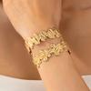 Flower Leaf Shape C Bracelet Simple Personality Trend Versatile Bracelet