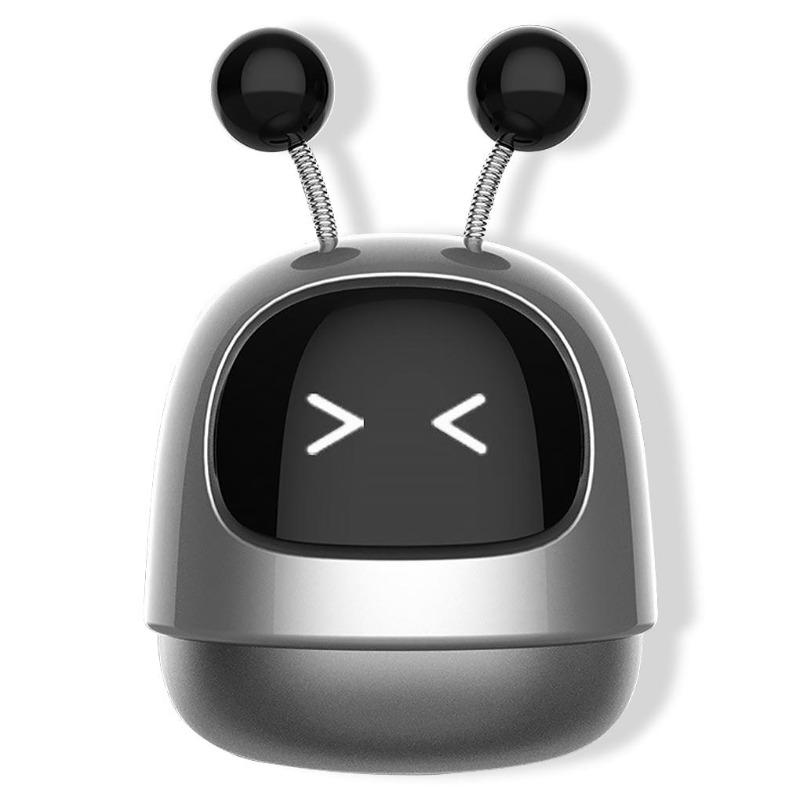 Ambientador para coche robot con clip para colgar en la rejilla de ventilación del salpicadero, aroma duradero, difusor recargable para caravanas, SUV y camiones, aroma para hombres.