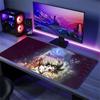 Dragon Ball Members Print  Cushion Non-slip Laptop Tablet Big Mousepad XXL Mat Mini PC Playmat With Lock Edge