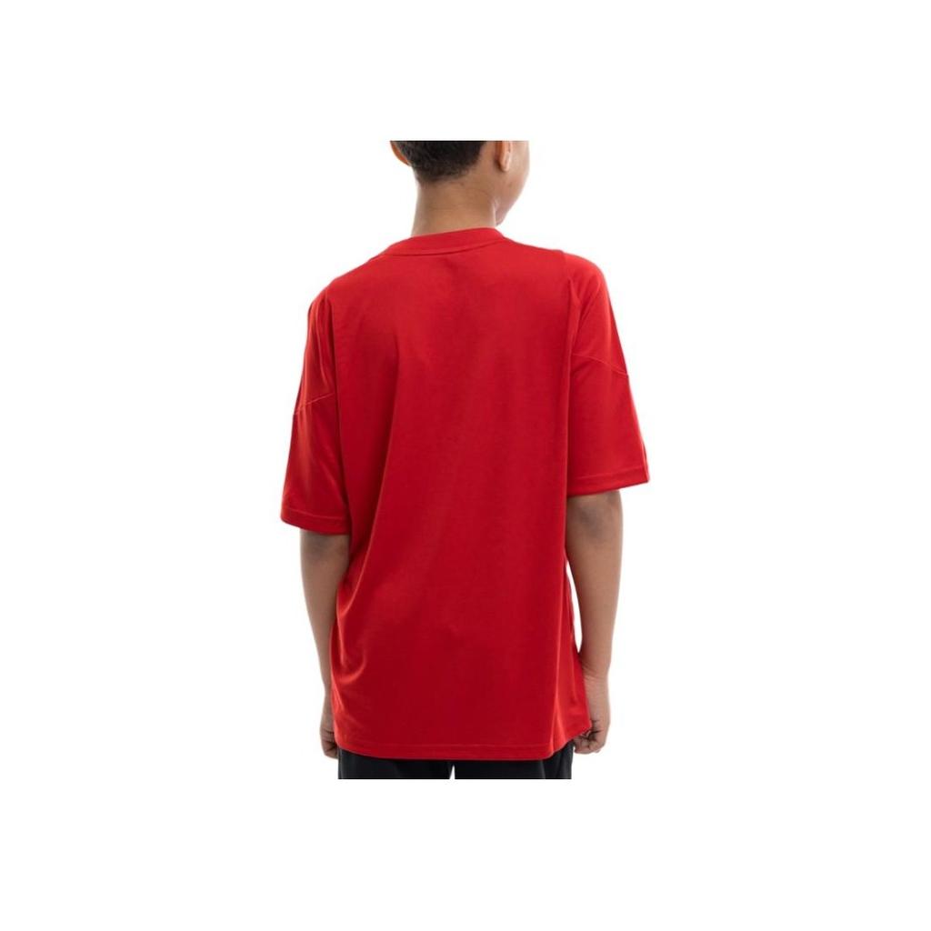 Adidas Tiro 24 Series Quick-Dry Color Block Round Neck Short Sleeve Kids Soccer Jersey Kids Jersey Energy-Red White IS1030