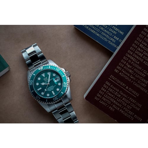 HYAKUICHI 101 No.1 Diver's Watch HYAKU1-001 (Aqua Green)
