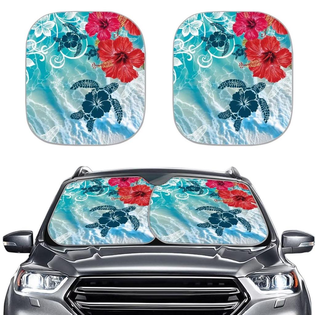 Car Sunshade Bohemian Wind Visor Aluminum Foil Sun Shield Car Sunshade Printing