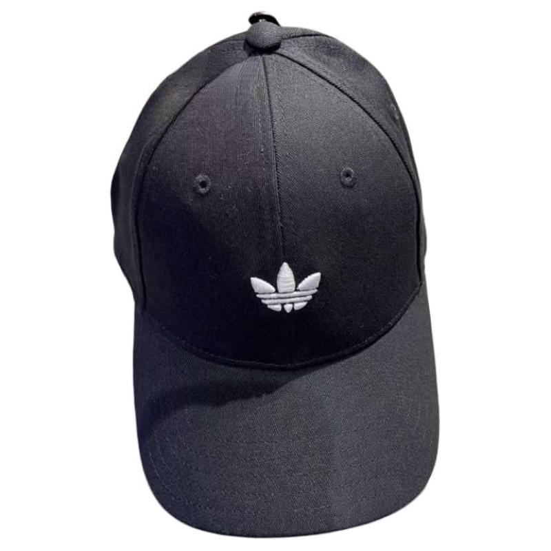 Adidas Originals Cotton Elastane Polyester Baseball Caps Unisex Black Adidas JM9101