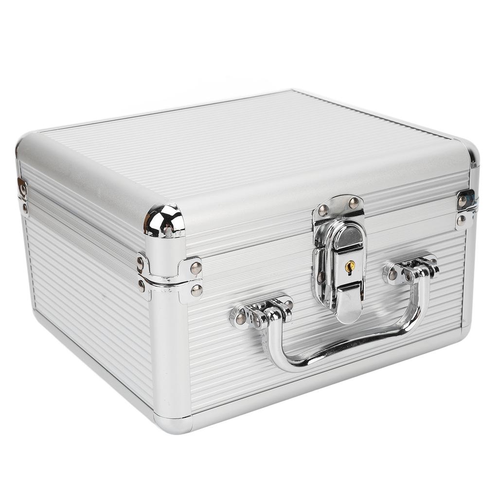 20 Bays 2.5in Hard Drive Storage Box with Safety Lock 2 Keys ABS Handle Shockproof Hard Drive Case for 2.5in Hard