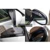 2x Nero Auto Specchietto Retrovisore Laterale Parapioggia Alette Parasole Schermi Parasole Universale Tuning Auto Parti Esterne Specchietto Esterno