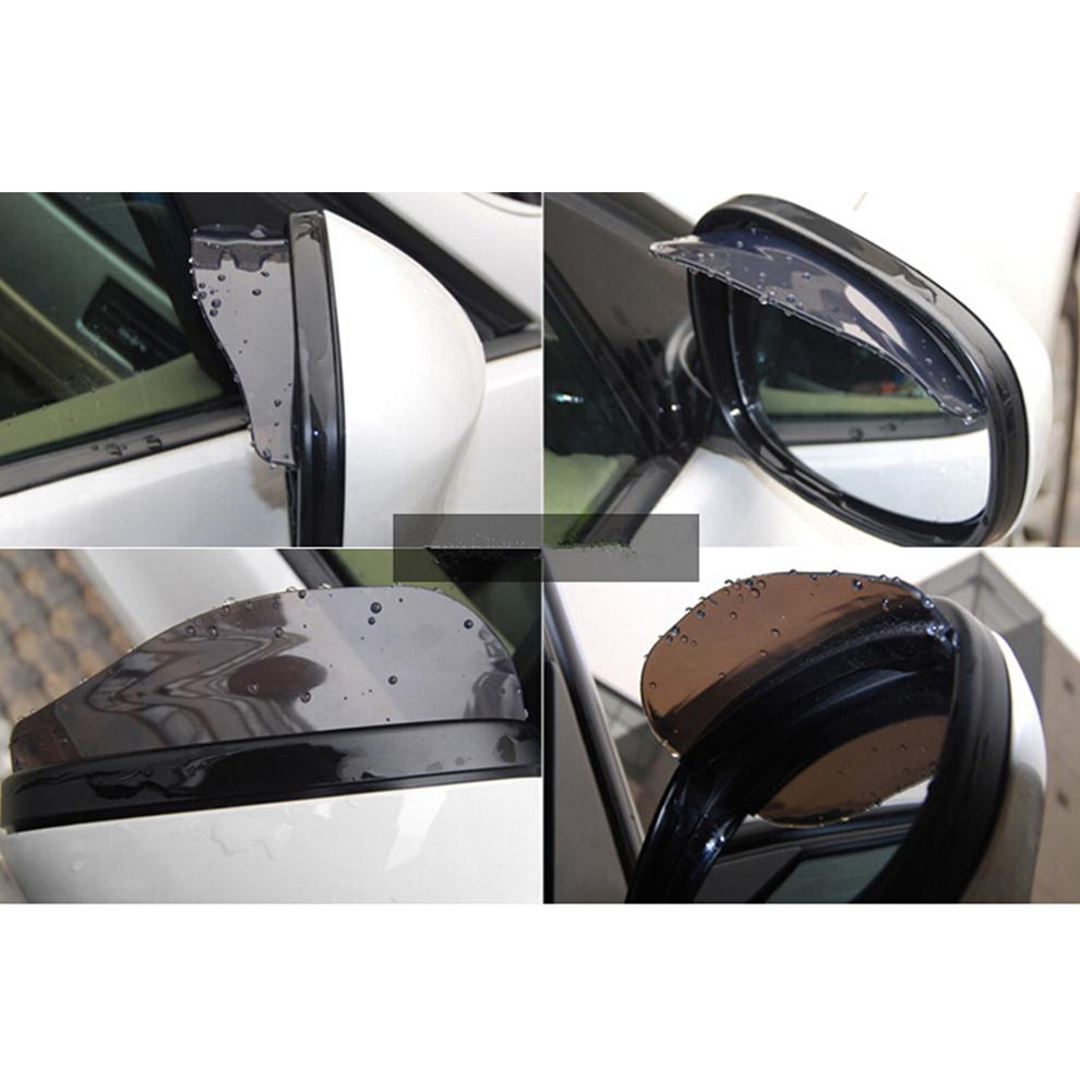 2x Nero Auto Specchietto Retrovisore Laterale Parapioggia Alette Parasole Schermi Parasole Universale Tuning Auto Parti Esterne Specchietto Esterno