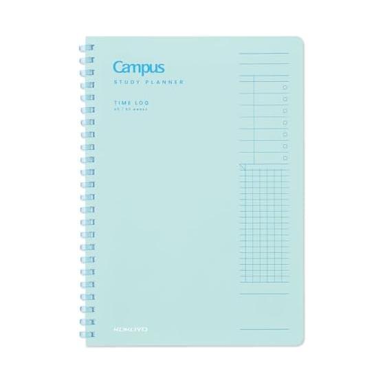 KOKUYO Campus Study planner that allows you to manage your time well TIME LOG A5 Green AM-SY131TL-G
