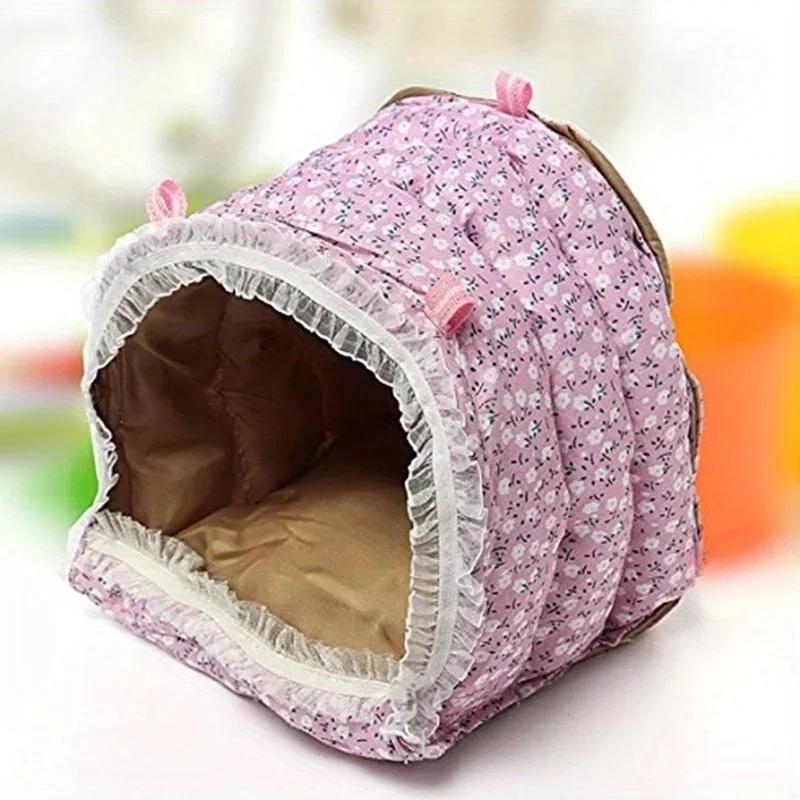 Домашня Мода Теплий Будиночок для Домашнього Улюбленця Собача Будка Ліжко М'яка Подушка для Цуценяти Можна Прати Закритий Великий Котячий Будиночок Товари для Домашніх Тварин Ліжко