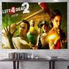 Heißes Actionspiel Left 4 Dead Anime Wandteppich Hippie Blume Wandteppiche Schlafsaal Dekor Günstige Hippie Wandbehang