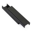 Aluminum Box Black Split Type Electronic Enclosure Cooling Case Instrument Housing Heat Dissipation Case 25x25x100mm