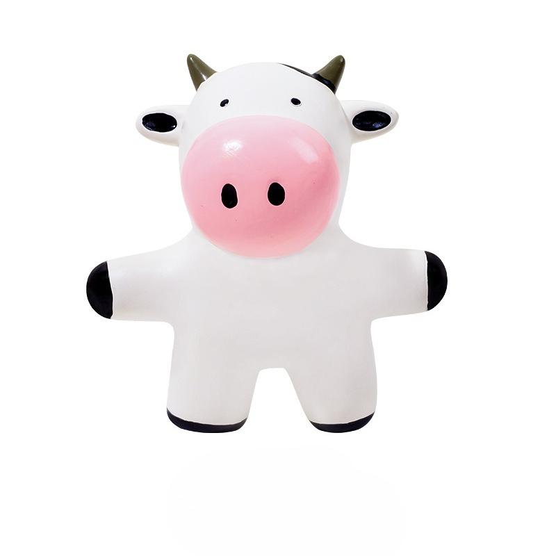 Pet Toy Latex Sound-making White Cow Powder Pig Cute Stress-relieving Dog Toy Will Make Noise Koala-shaped Toy