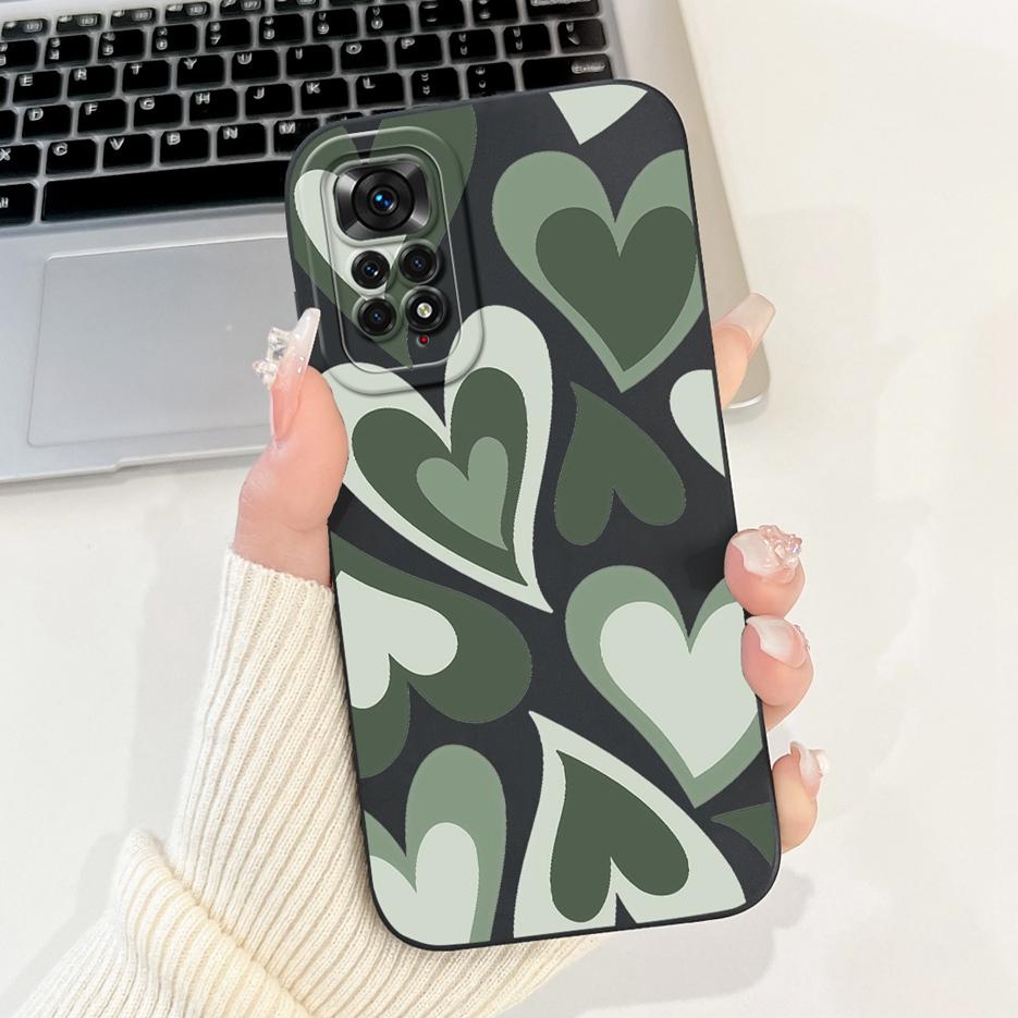 For Xiaomi Redmi Note 11 4G Case Note 11S Luxury Flowers Candy Painted Cover Soft TPU Shell For Redmi Note 11 Pro Plus Case Bags