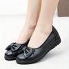 2025 Spring/Autumn Middle-Aged and Elderly Mother Shoes Genuine Leather Soft Sole Women's Leather Shoes Comfortable and Slip-Resistant