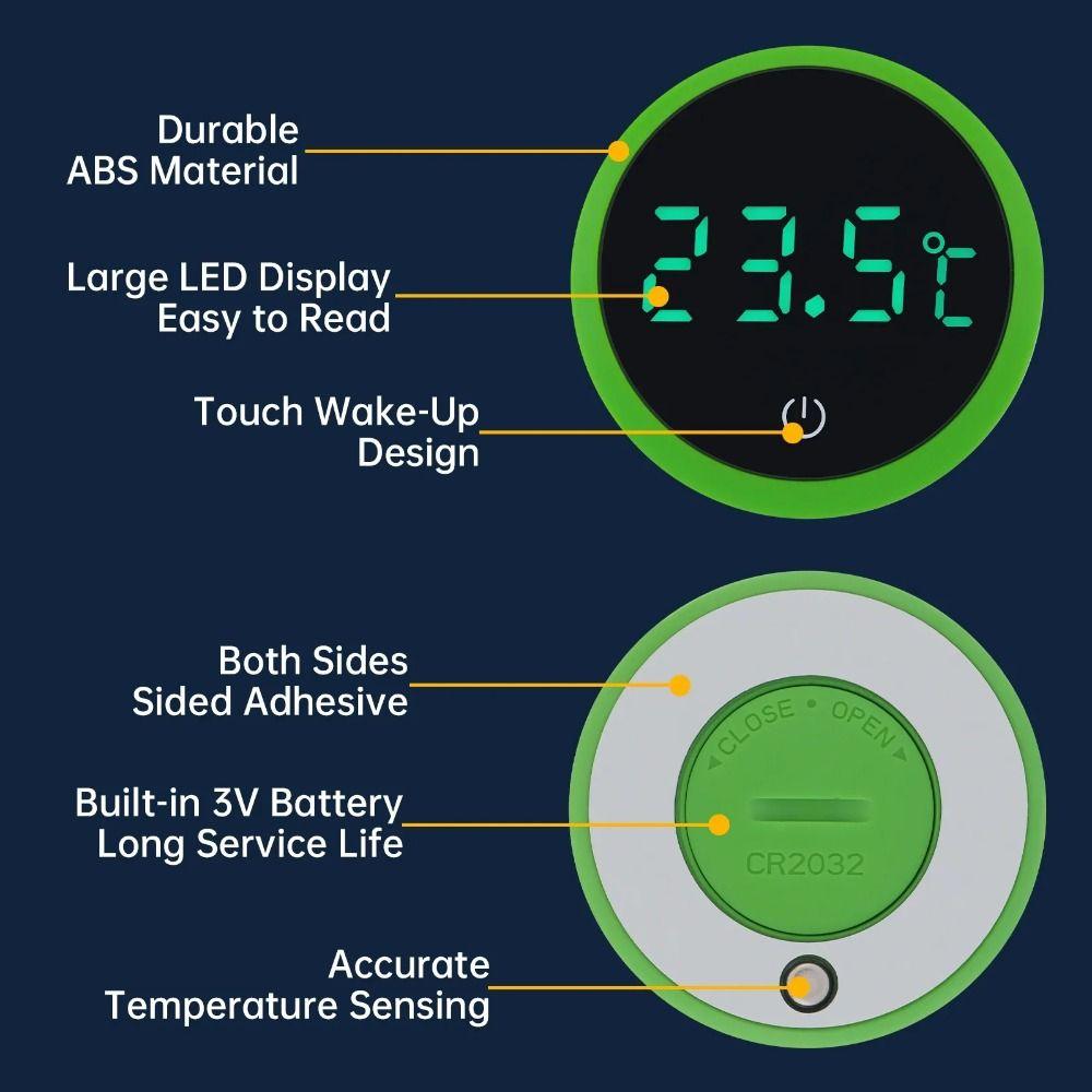 Kabelloses Aquarium Thermometer LED Display Temperaturregler Hydroponik