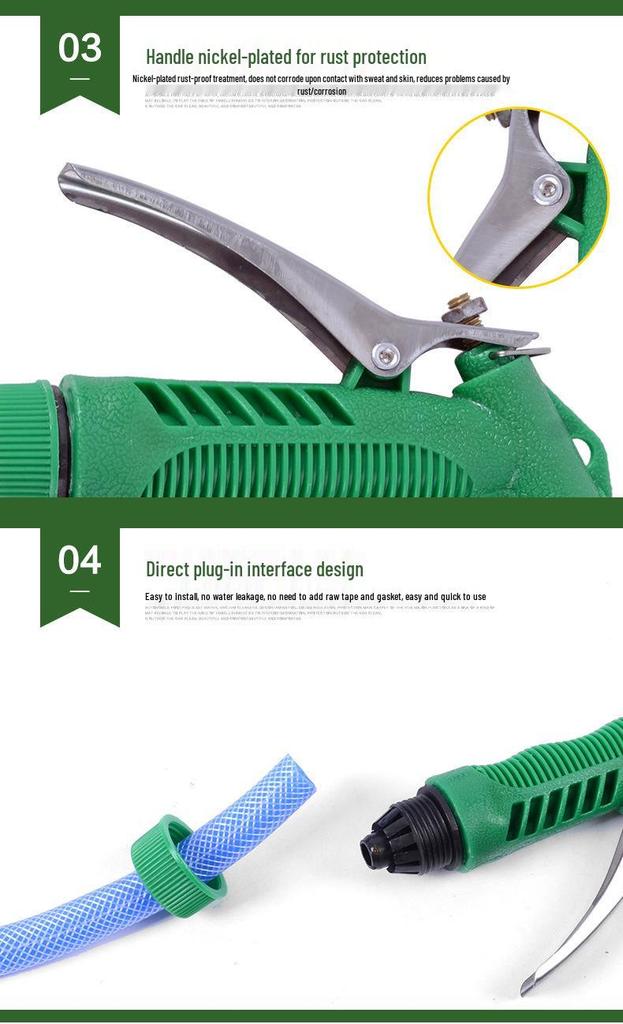 Washable Snake Skin Garden Hose for Faucet Connection, Soft Watering Hose for Car Wash and Household Use, Tap E18