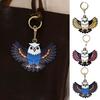 Keychain Pendant Cartoon Eagle Shape Key Holder Imitation Leather Access Control Card Holder School Bag Protective Keychain