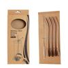 5 Pcs/set 304 Stainless Steel Tea Drinking Straws Spoon Yerba Mate Tea Filter Reusable Bombilla Gourd Tea Tools Bar Accessories
