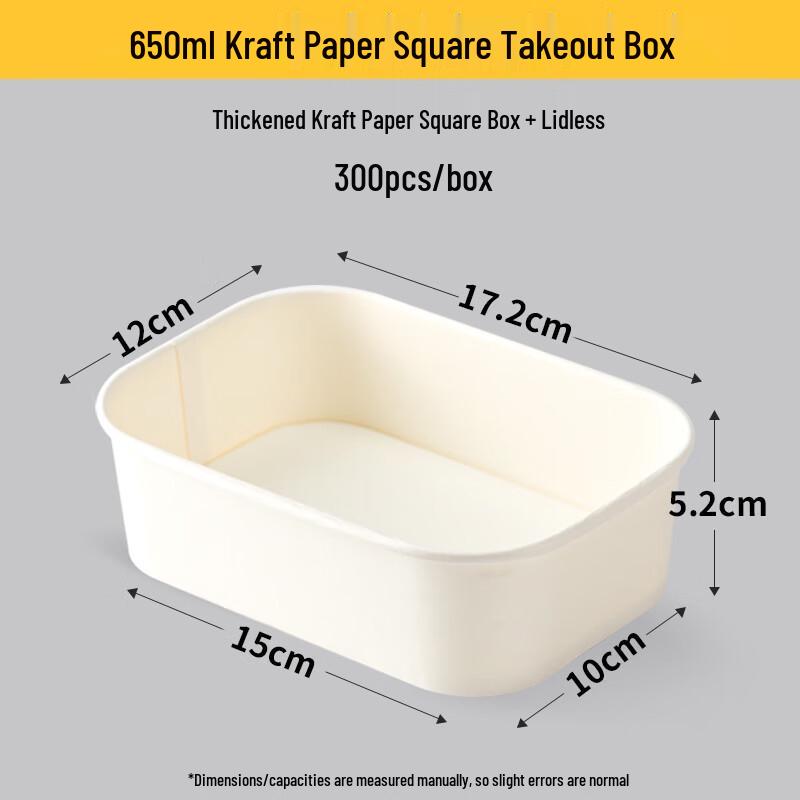 

Disposable Kraft Paper Salad Container