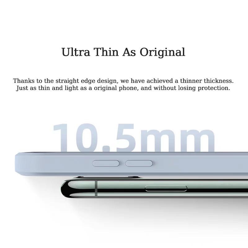 Liquid Silicone Case For Realme 13 Pro Plus 12Plus 12 Pro 12X Matte Original Liquid Shockproof Straight Edge Ultrathin Protective Soft Cover Shell