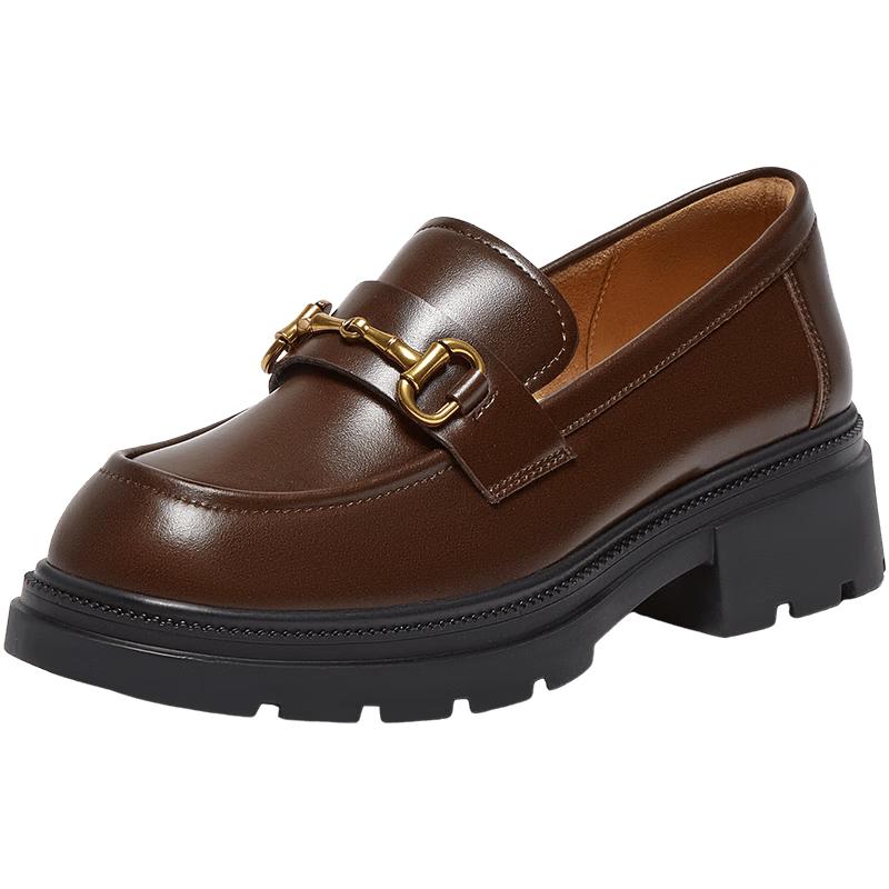 BAISTU Women s Retro Loafers 37