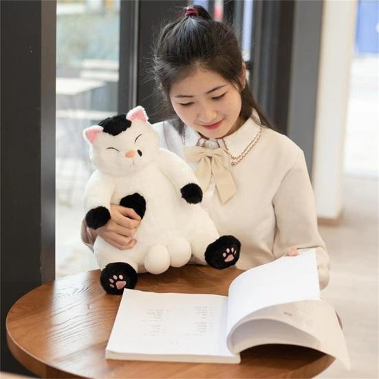 Durable Plush Doll Realistic PP Cotton Cute Cartoon Comfortable Cats Stuffed Doll for Daily Use