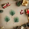 24pcs Christmas Tree Decorations Artificial Pine Picks Festive Ornaments For Xmas Crafts Centerpieces Party Supplies