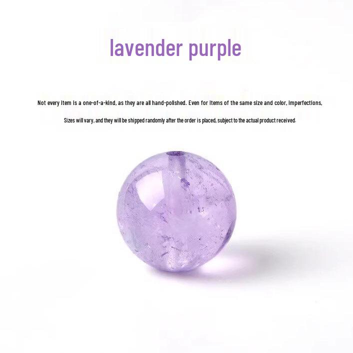 Lavender Purple Amethyst & Lepidolite Crystal Beads for DIY Jewelry Making