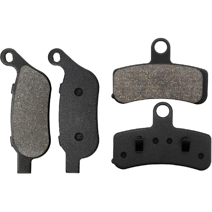 Front Rear Brake Pads for Harley Davidson Fatboy, Heritage Softail Classic, Softail Deluxe, Dyna Wide Glide, Street Bob, Softail Slim, Low Rider