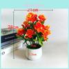 Arranjo de Flores Sintéticas Para Decoração de Sala de Estar