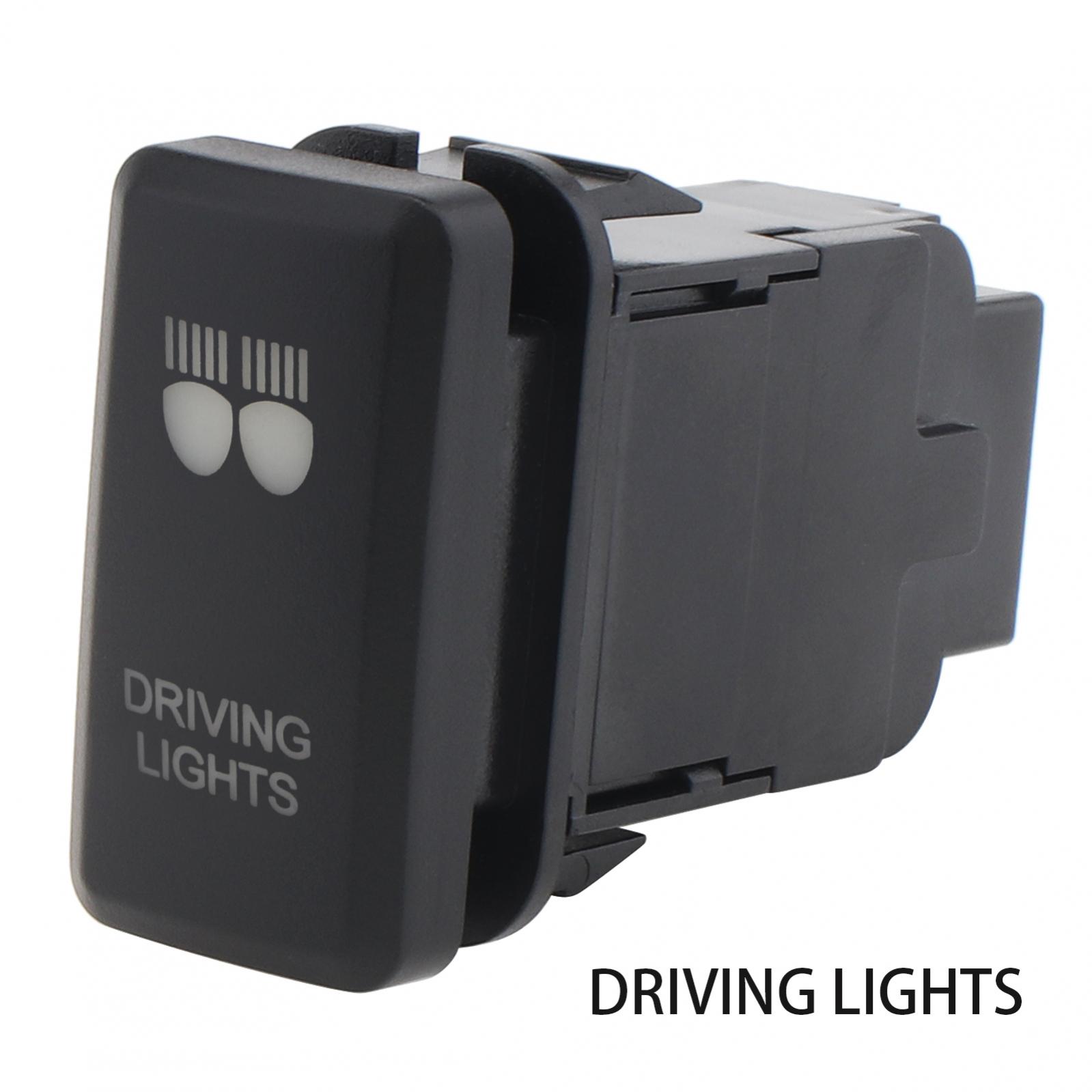 

Кнопочный переключатель включения/выключения 12 В подходит для Toyota Hilux/Prado 120 с белой подсветкой Driving Light