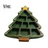 Decorative Tray for Fruit Cheese Christmas Snack Serving Tray, Divided Holiday Appetizer Platter, Cute Snowman/Tree/Penguin/Cow Shaped Table