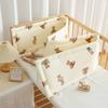 Universal Crib Bumper Soft Guard Breathable for Baby Crib Cotton Padding Crib Side Playpen Side Bed